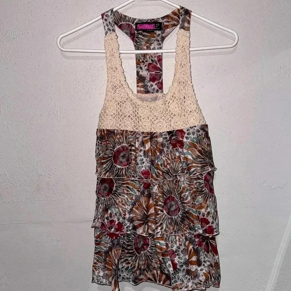 Say What? Tops - Beautiful Y2K top in XS